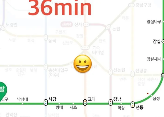 National Station, Subway Line 2, Hongdae, Myeongdong, Gangnam *