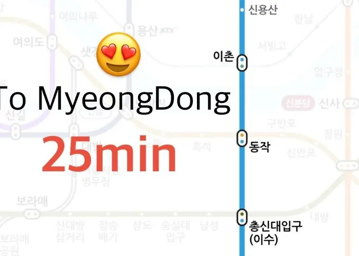 National Station, Subway Line 2, Hongdae, Myeongdong, Gangnam ヴィラ
